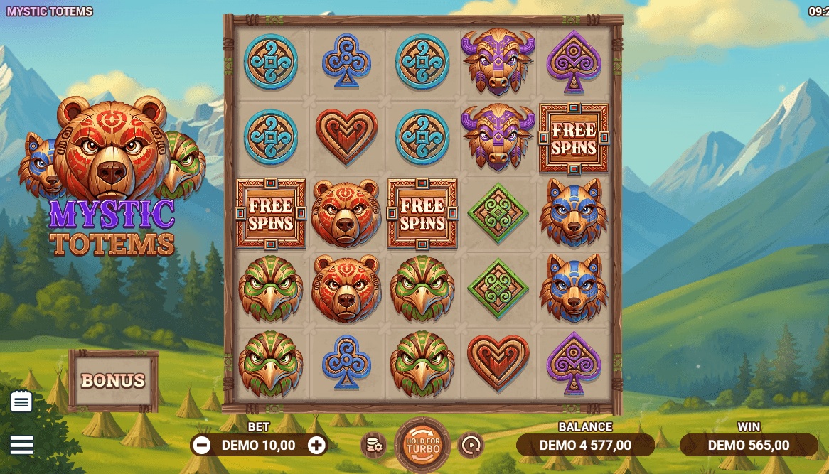 Mystic Totems captures the tribal theme superbly